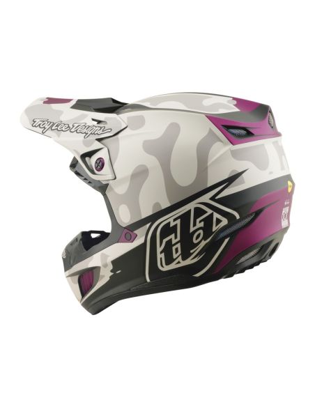 Casque cross Troy Lee Designs 2026 SE5 Composite Myth - Gris