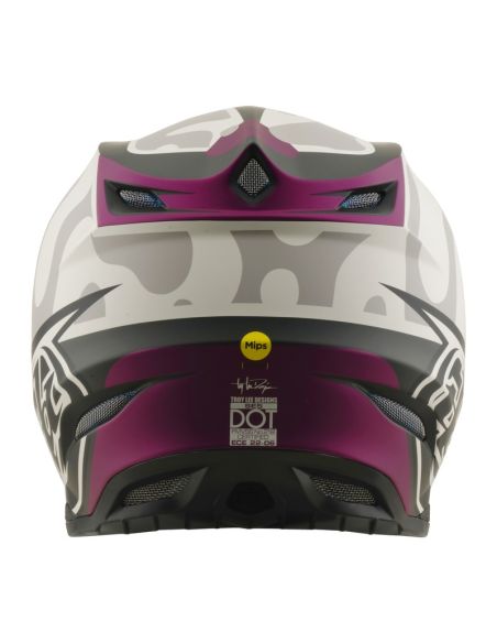 Casque cross Troy Lee Designs 2026 SE5 Composite Myth - Gris