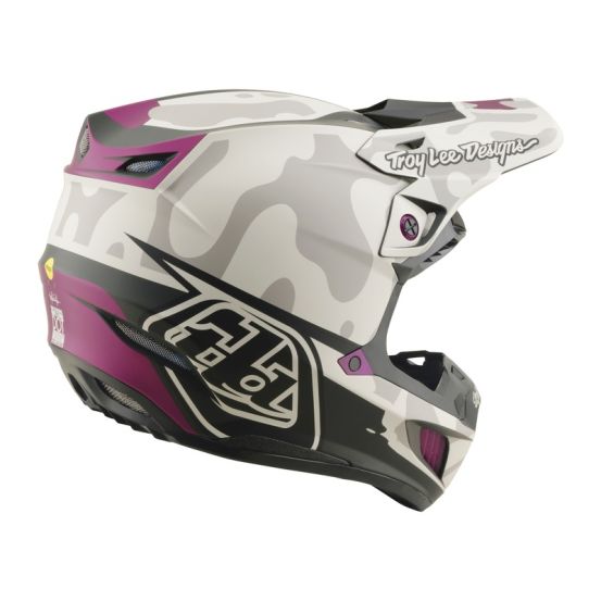 Casque cross Troy Lee Designs 2026 SE5 Composite Myth - Gris