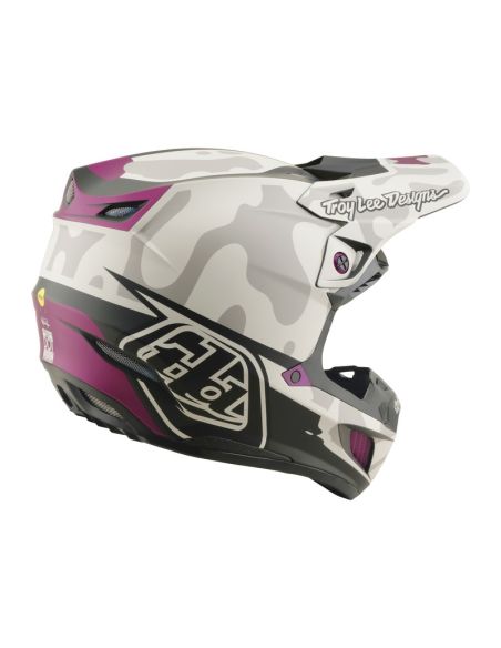 Casque cross Troy Lee Designs 2026 SE5 Composite Myth - Gris