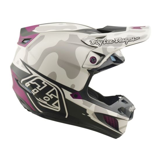 Casque cross Troy Lee Designs 2026 SE5 Composite Myth - Gris