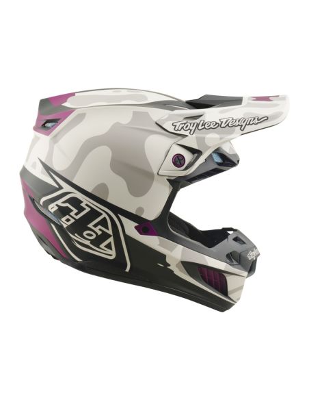 Casque cross Troy Lee Designs 2026 SE5 Composite Myth - Gris