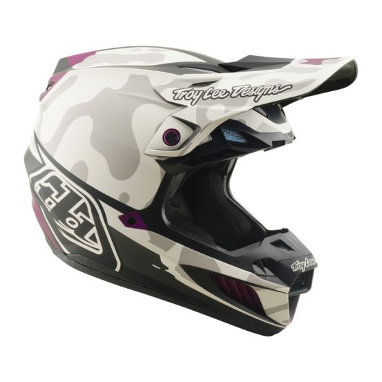 Casque cross Troy Lee Designs 2026 SE5 Composite Myth - Gris