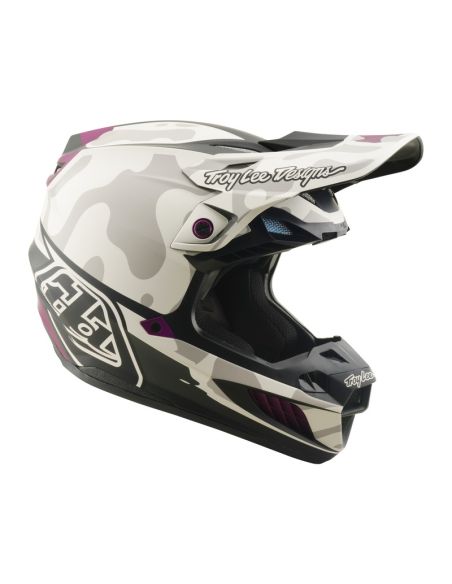 Casque cross Troy Lee Designs 2026 SE5 Composite Myth - Gris
