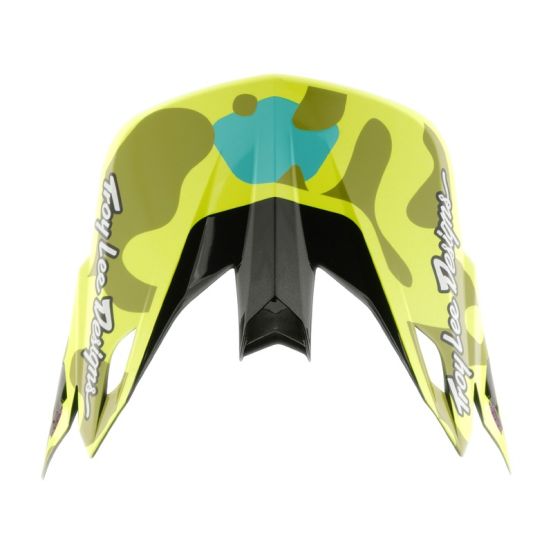 Casque cross Troy Lee Designs 2026 SE5 Composite Myth - Jaune fluo