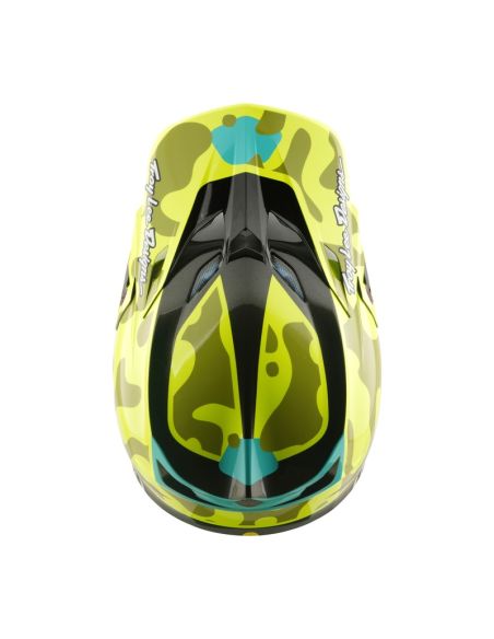 Casque cross Troy Lee Designs 2026 SE5 Composite Myth - Jaune fluo