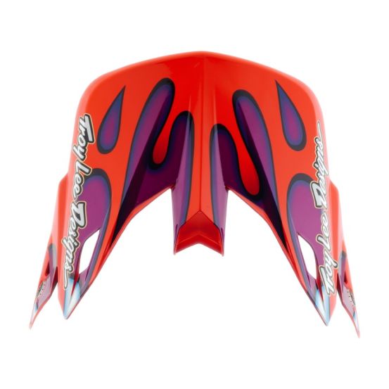 Casque cross Troy Lee Designs 2026 SE5 Composite Overspray - Violet Blanc