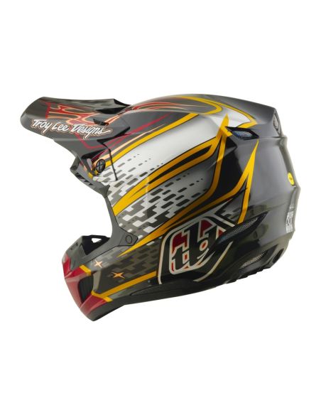 Casque cross Troy Lee Designs 2026 SE5 Composite Wings - Noir