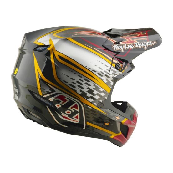Casque cross Troy Lee Designs 2026 SE5 Composite Wings - Noir