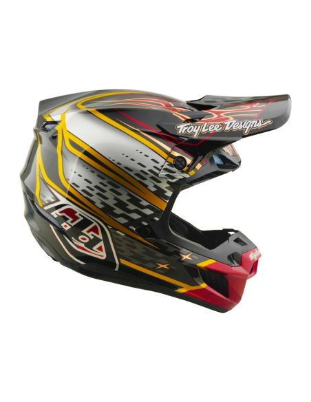 Casque cross Troy Lee Designs 2026 SE5 Composite Wings - Noir