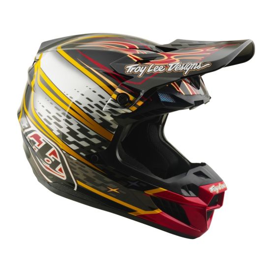 Casque cross Troy Lee Designs 2026 SE5 Composite Wings - Noir
