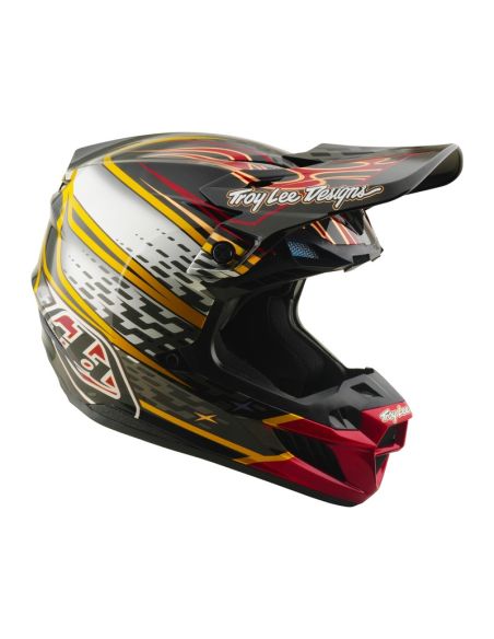 Casque cross Troy Lee Designs 2026 SE5 Composite Wings - Noir