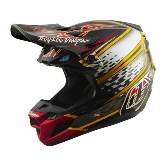 Casque cross Troy Lee Designs 2026 SE5 Composite Wings - Noir