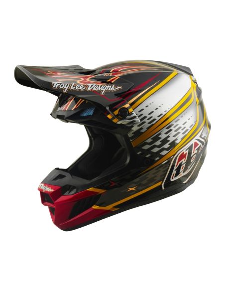 Casque cross Troy Lee Designs 2026 SE5 Composite Wings - Noir
