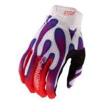 Gants cross Troy Lee Designs 2026 Air Overspray - Blanc Violet