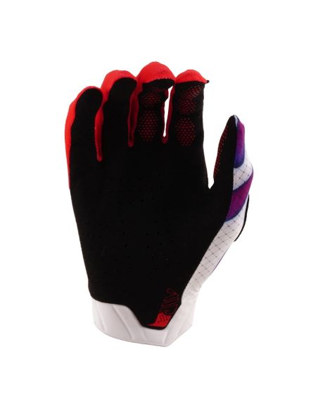 Gants cross Troy Lee Designs 2026 Air Overspray - Blanc Violet