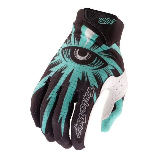 Gants cross Troy Lee Designs 2026 Air Cyclops - Carbone Turquoise