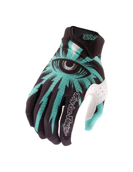 Gants cross Troy Lee Designs 2026 Air Cyclops - Carbone Turquoise