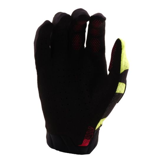 Gants cross Troy Lee Designs 2026 Air Cyclops - Noir Jaune fluo