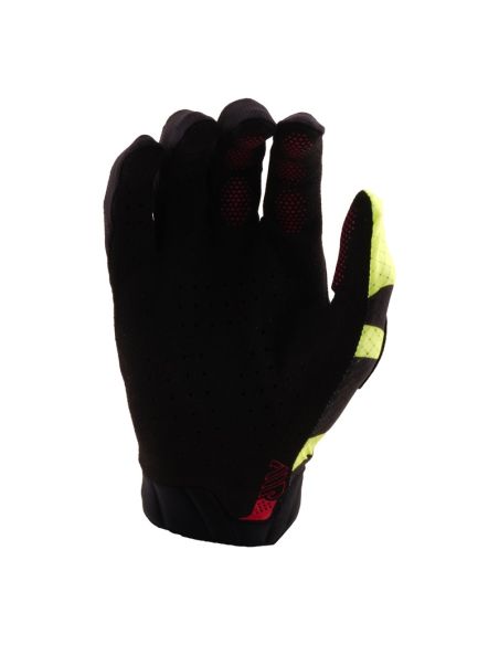 Gants cross Troy Lee Designs 2026 Air Cyclops - Noir Jaune fluo
