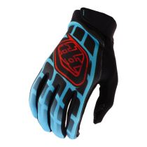 Gants cross Troy Lee Designs 2026 GP Pro Framework - Noir Bleu Cyan