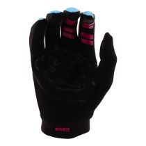 Gants cross Troy Lee Designs 2026 GP Pro Framework - Noir Bleu Cyan 2