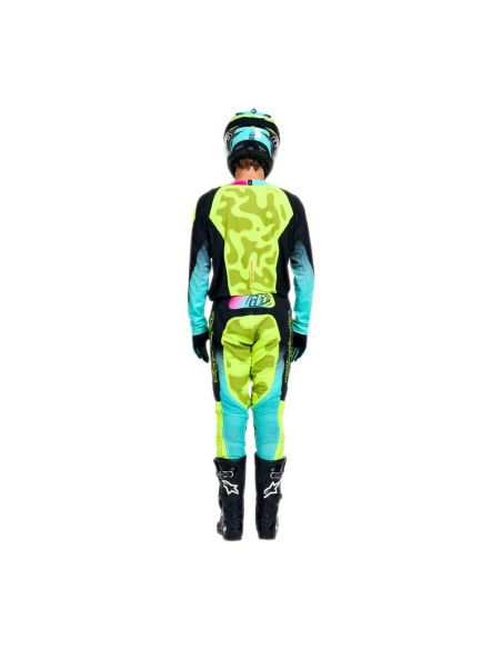 Pantalon cross Troy Lee Designs 2026 SE Pro Myth - Noir Jaune fluo