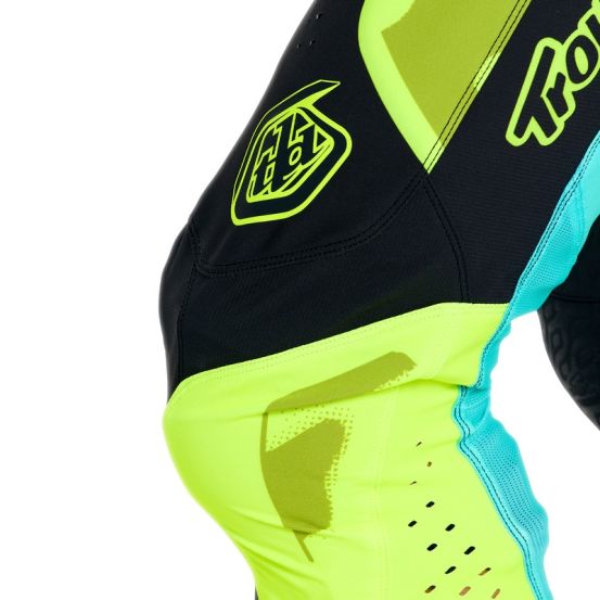 Pantalon cross Troy Lee Designs 2026 SE Pro Myth - Noir Jaune fluo