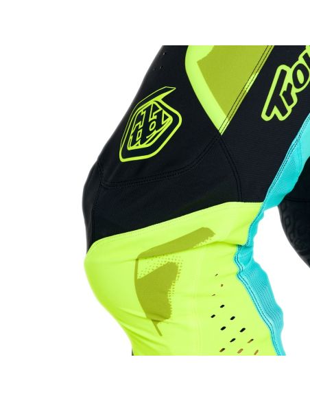 Pantalon cross Troy Lee Designs 2026 SE Pro Myth - Noir Jaune fluo