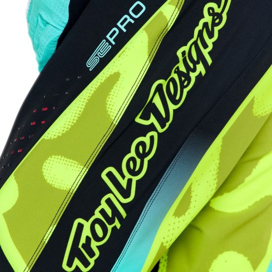 Pantalon cross Troy Lee Designs 2026 SE Pro Myth - Noir Jaune fluo