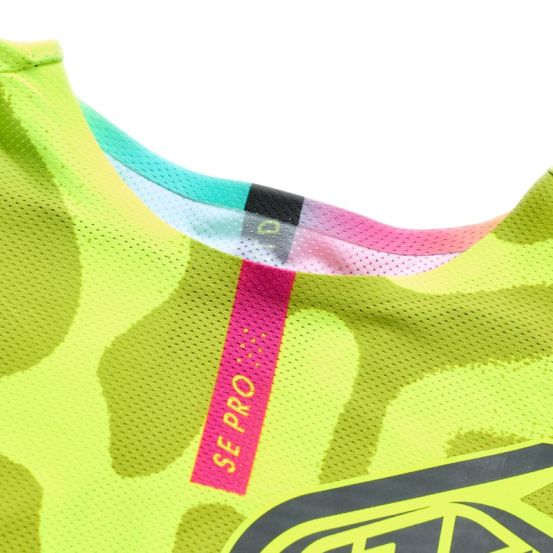 Maillot cross Troy Lee Designs 2026 SE Pro Myth - Noir Jaune fluo