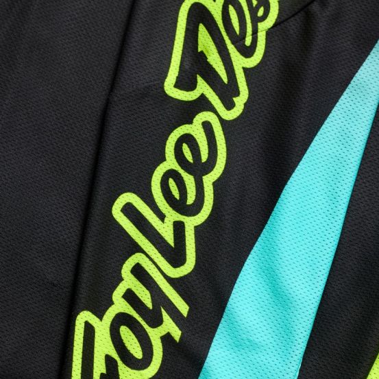 Maillot cross Troy Lee Designs 2026 SE Pro Myth - Noir Jaune fluo