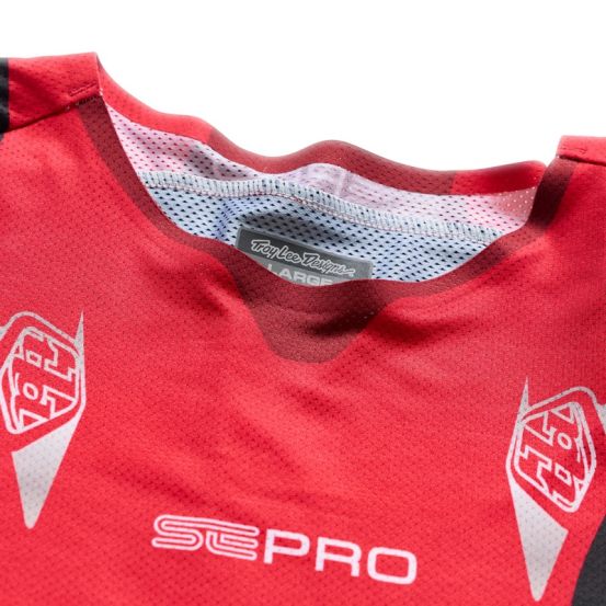 Maillot cross Troy Lee Designs 2026 SE Pro Salvo - Rouge Blanc