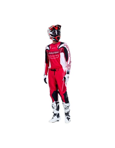 Maillot cross Troy Lee Designs 2026 SE Pro Salvo - Rouge Blanc