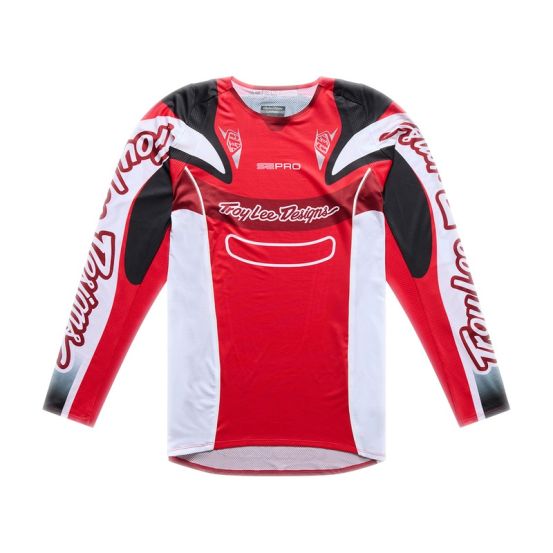 Maillot cross Troy Lee Designs 2026 SE Pro Salvo - Rouge Blanc