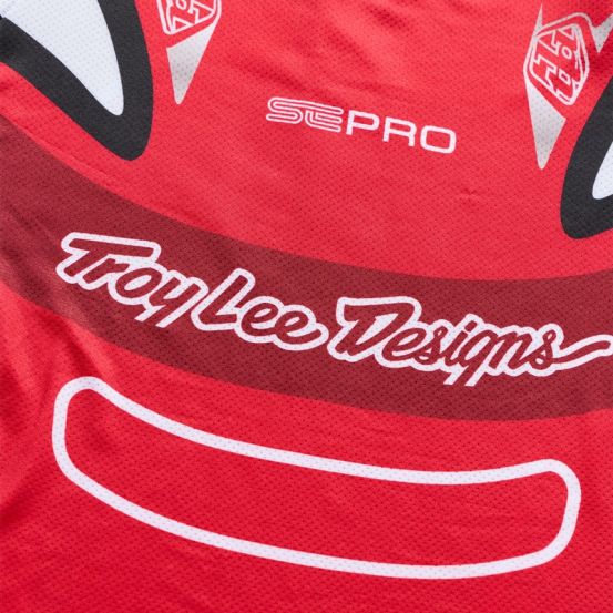 Maillot cross Troy Lee Designs 2026 SE Pro Salvo - Rouge Blanc