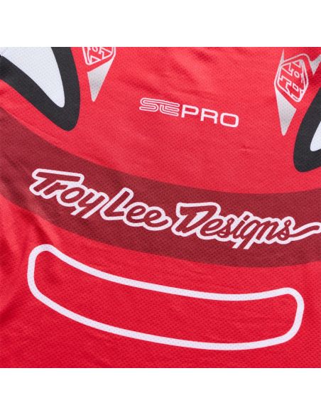 Maillot cross Troy Lee Designs 2026 SE Pro Salvo - Rouge Blanc