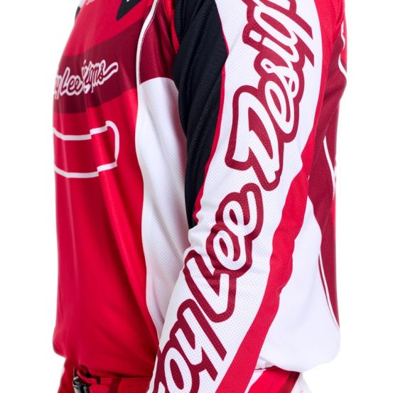 Maillot cross Troy Lee Designs 2026 SE Pro Salvo - Rouge Blanc