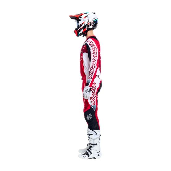 Pantalon cross Troy Lee Designs 2026 SE Pro Salvo - Rouge Blanc