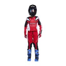 Pantalon cross enfant Troy Lee Designs 2026 SE Pro Salvo - Rouge Blanc 2