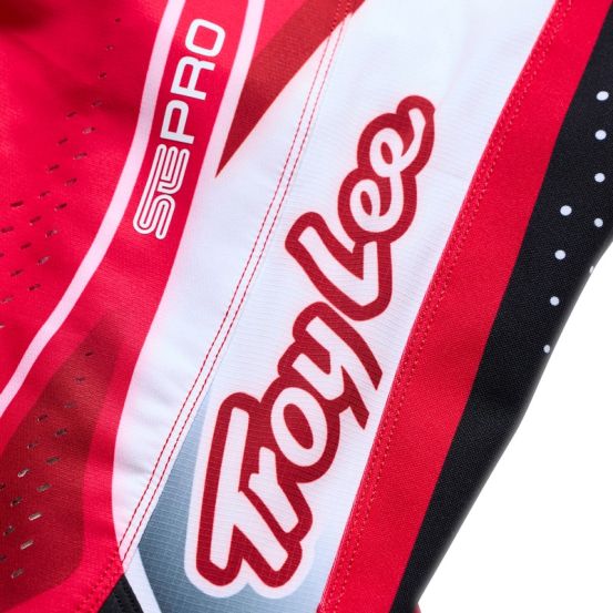 Pantalon cross enfant Troy Lee Designs 2026 SE Pro Salvo - Rouge Blanc