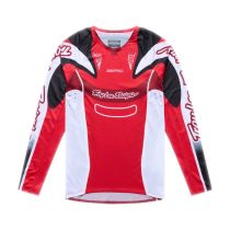 Maillot cross enfant Troy Lee Designs 2026 SE Pro Salvo - Rouge Blanc