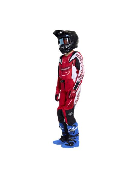 Maillot cross enfant Troy Lee Designs 2026 SE Pro Salvo - Rouge Blanc