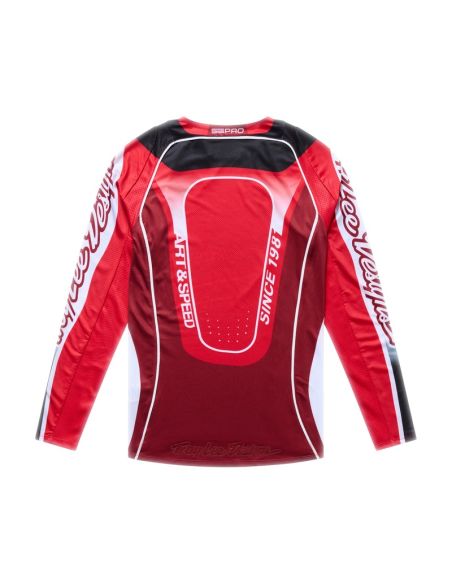 Maillot cross enfant Troy Lee Designs 2026 SE Pro Salvo - Rouge Blanc