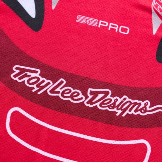 Maillot cross enfant Troy Lee Designs 2026 SE Pro Salvo - Rouge Blanc