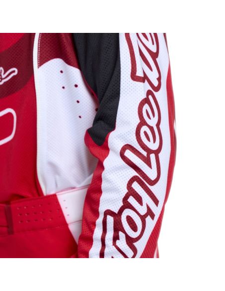 Maillot cross enfant Troy Lee Designs 2026 SE Pro Salvo - Rouge Blanc
