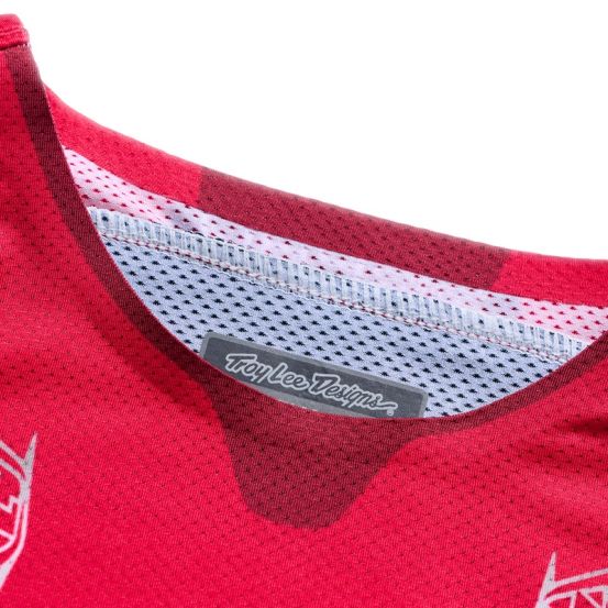 Maillot cross enfant Troy Lee Designs 2026 SE Pro Salvo - Rouge Blanc