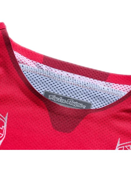 Maillot cross enfant Troy Lee Designs 2026 SE Pro Salvo - Rouge Blanc