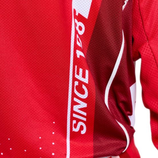 Maillot cross enfant Troy Lee Designs 2026 SE Pro Salvo - Rouge Blanc