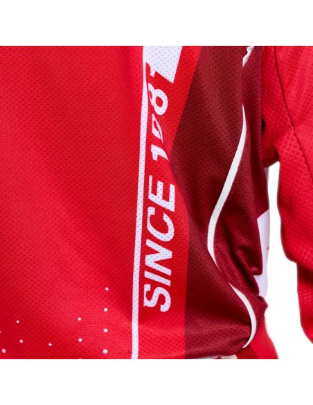 Maillot cross enfant Troy Lee Designs 2026 SE Pro Salvo - Rouge Blanc